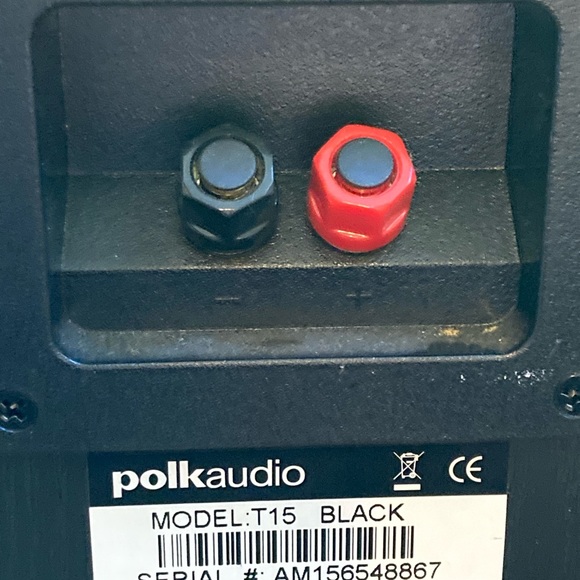 TWO POLK AUDIO TV SPEAKERS! - Picture 4 of 4